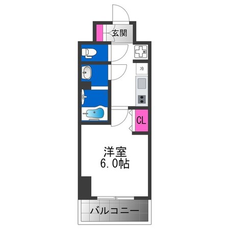 緑橋駅 徒歩4分 11階の物件間取画像